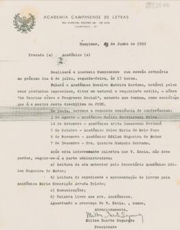Circular de Encaminhamento