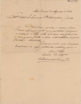 [Carta de apresentação]