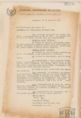 Circular de Encaminhamento