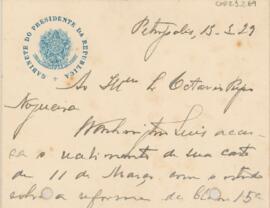 [Carta de aviso de recebimento]