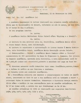 Circular de Encaminhamento