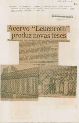 Acervo “Leuenroth” produz novas teses: Na Unicamp, um dos arquivos de História mais completos do ...