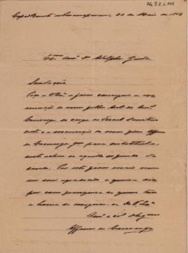 [Carta de pedido de apoio]