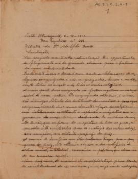 [Carta de pedido de apoio político]