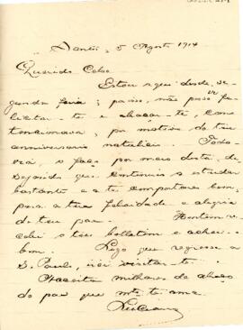 [Carta de felicitações]