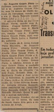 [Nota de falecimento]
