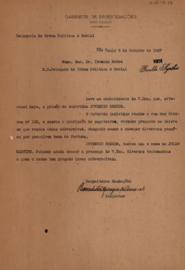 [Carta de apresentação de caso]