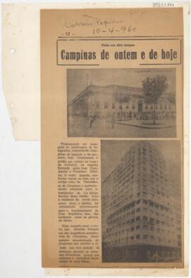 Campinas de ontem e de hoje