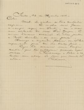 [Carta pessoal]