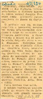[Obituário de Joaquim Procopio Pinto Chichôrro Junior]