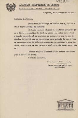 Circular de Encaminhamento