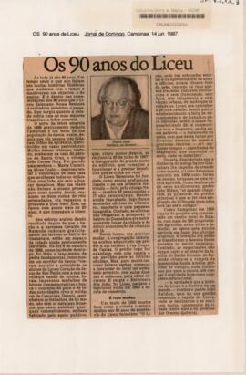 Os 90 anos do Liceu