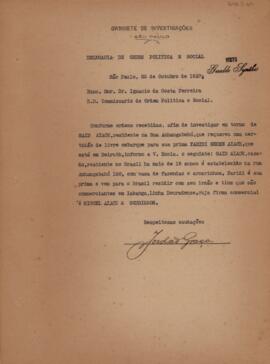 [Carta de apresentação de caso]