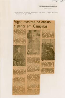 Vigas mestras do ensino superior em Campinas
