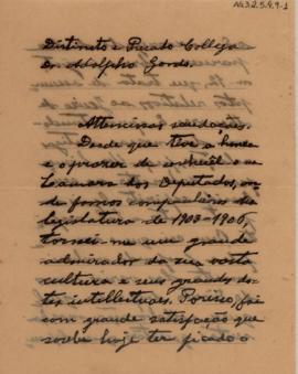 [Carta de análise política]