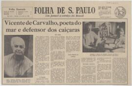 Vicente de Carvalho, poeta do mar e defensor dos caiçaras