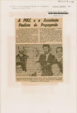 A PUCC e a Associação Paulista de Propaganda