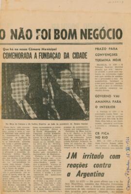 Comemorada a fundação da cidade