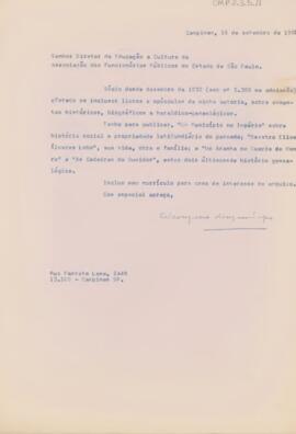 [Carta de encaminhamento]