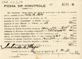 Ficha de Controle