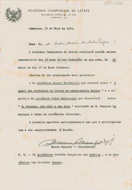 Circular de Encaminhamento