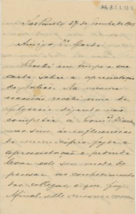 [Carta de análise política]