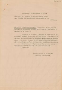 [Ofício de Pedido de Autorização]