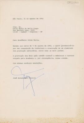 Carta de Cumprimentos