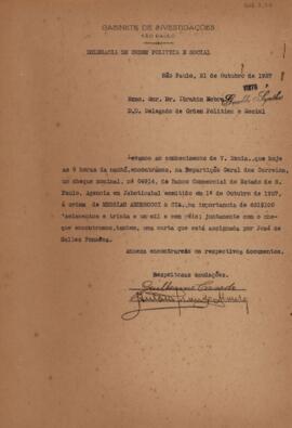 [Carta de apresentação de caso]