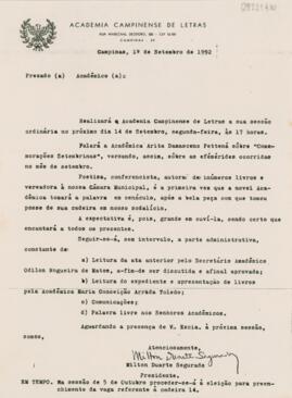 Circular de Encaminhamento