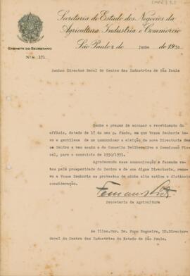[Ofício de Manifestação de recebimento]