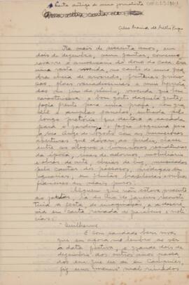 A Carta antiga de uma jornalista
