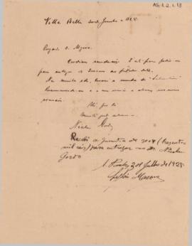 [Carta de pedido de pagamento]