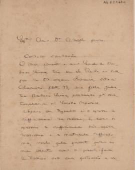 [Carta de pedido de apoio]