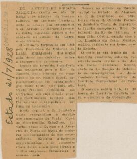 [Nota de falecimento]