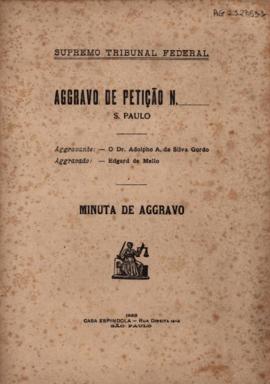 Aggravo de Petição