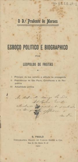Esboço Político e Biográfico