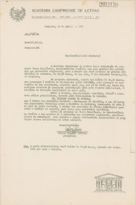 Circular de Encaminhamento