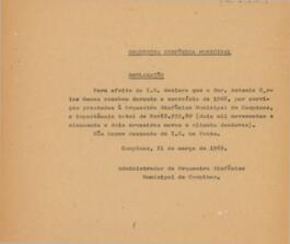 [Declaração]