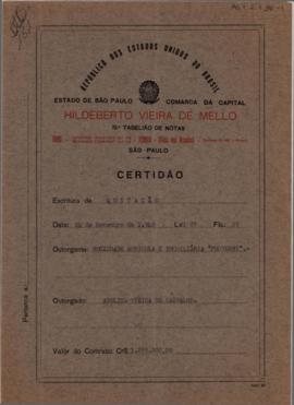 [Certidão de escritura de quitação]