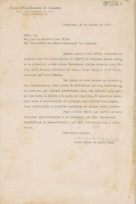 Carta de Agradecimentos
