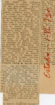 [Nota de falecimento]