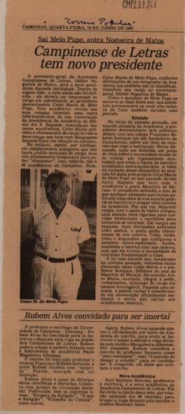 Campinense de Letras tem novo presidente