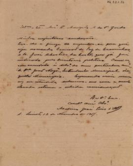 [Carta de pedido de apoio]