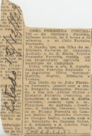 [Nota de falecimento]