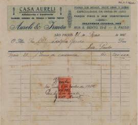 [Recibo da Casa Aureli]
