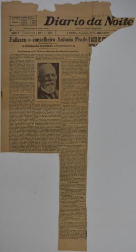 Falleceu o conselheiro Antonio Prado