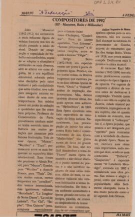 Compositores de 1992