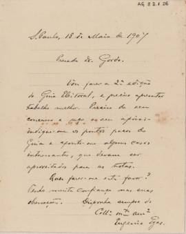 [Carta de pedido de apoio]