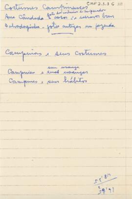 [Apontamento]